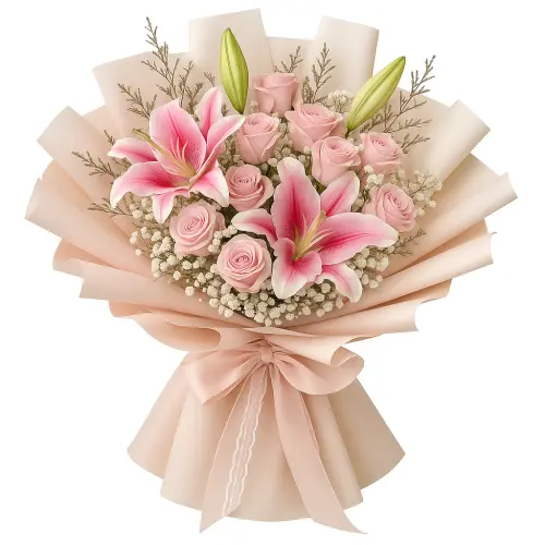 🌸 Buket Lily Elegan – Hadiah Anggun & Bermakna di  kalibata